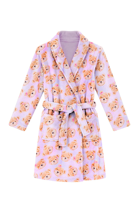 Preppy Goose Teddy Plush Robe