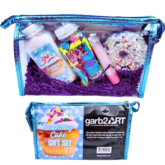 Garb Gift Set | Birthday Cake Bath Bomb
