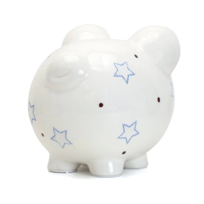 Bank Pig Blue Star Paper
