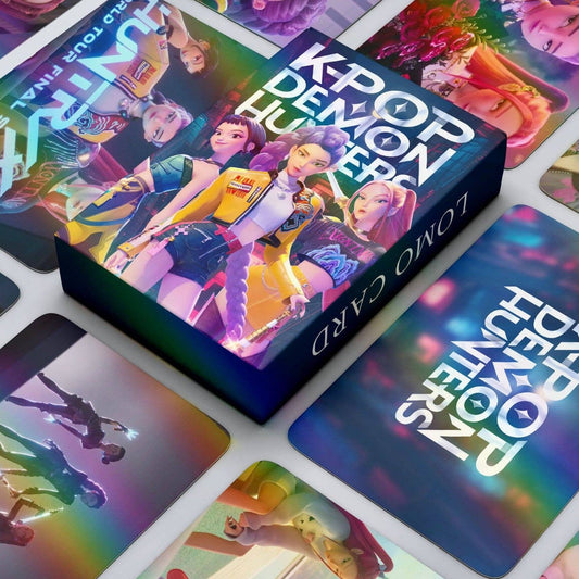 KPop Demon Hunters 3 Girls Lomo Card-55pcs