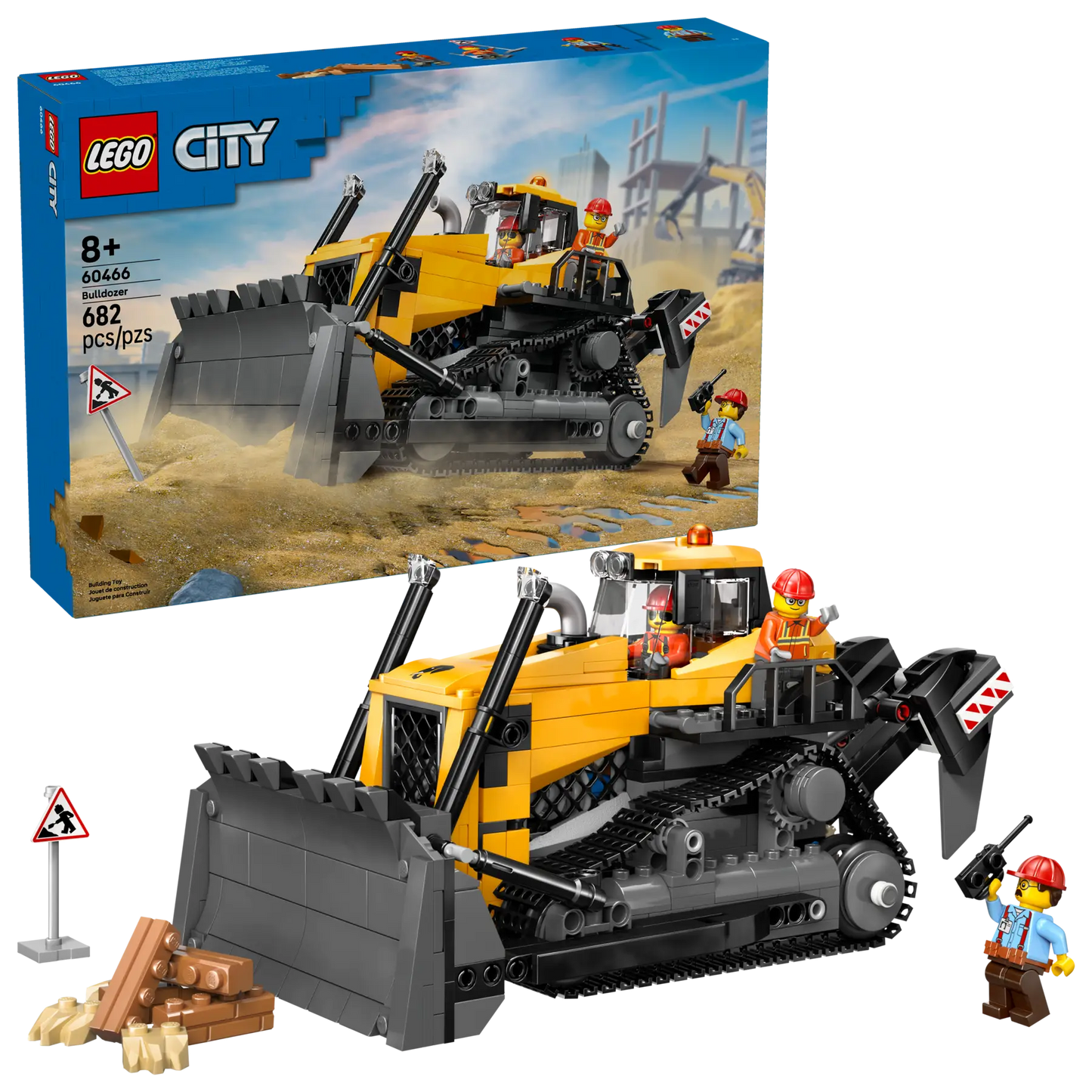 60466 Yellow Bulldozer