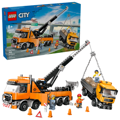 60467 Heavy-Duty Recovery Tow Truck with Crane