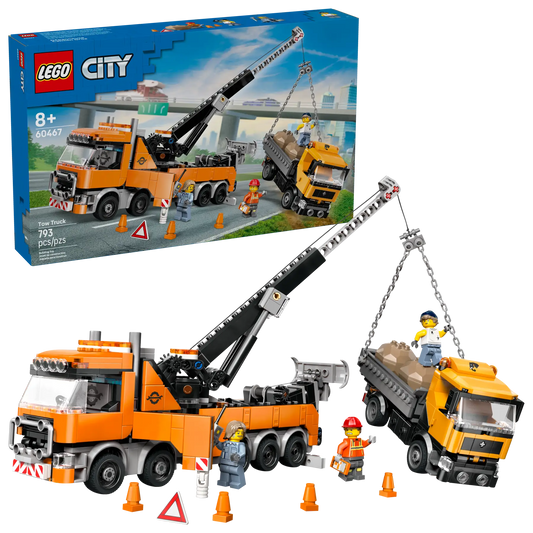 60467 Heavy-Duty Recovery Tow Truck with Crane