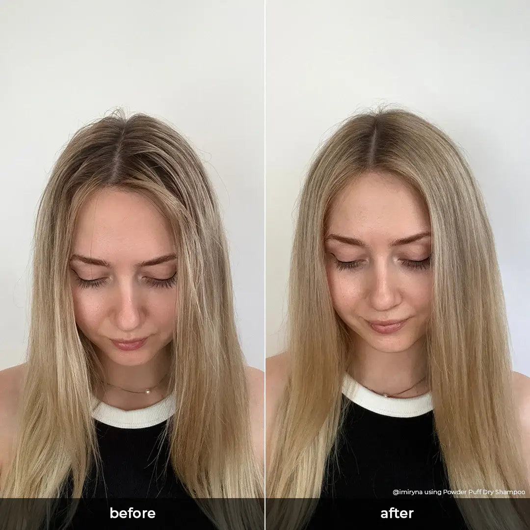 Powder Puff Dry Shampoo | volumizing non aerosol dry shampoo