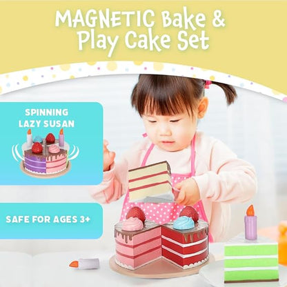 Magnetic Bake and Play Cake Set