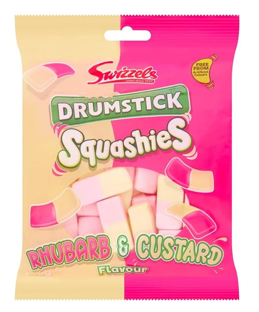 Squashies Rhubarb/Custard 140g