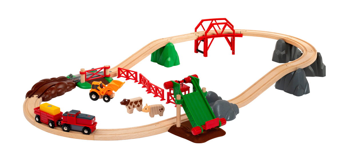 Brio Animal Farm Train Set