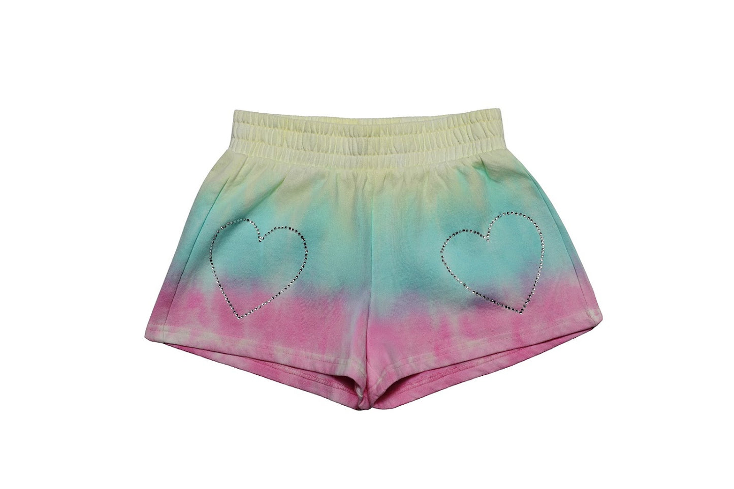 Tie Die Heart Shorts