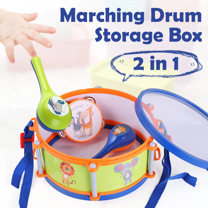Toddler Kids Drum Set Musical Instruments Toys