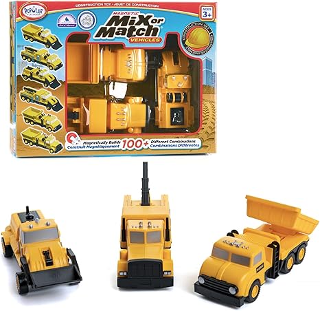 Magnetic Mix or Match Vehicles Construction