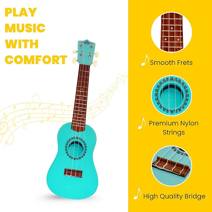 Kakoo Ukulele - Sea Foam Green