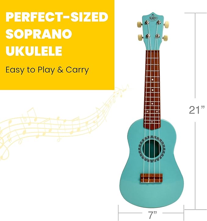 Kakoo Ukulele - Sea Foam Green