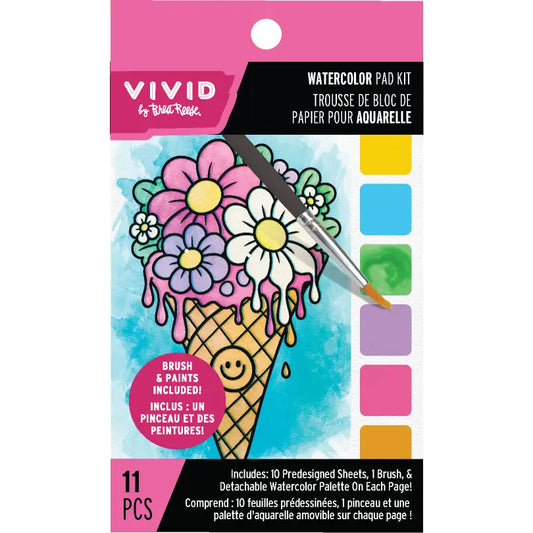 BRVV Mini Watercolor - Floral Ice Cream