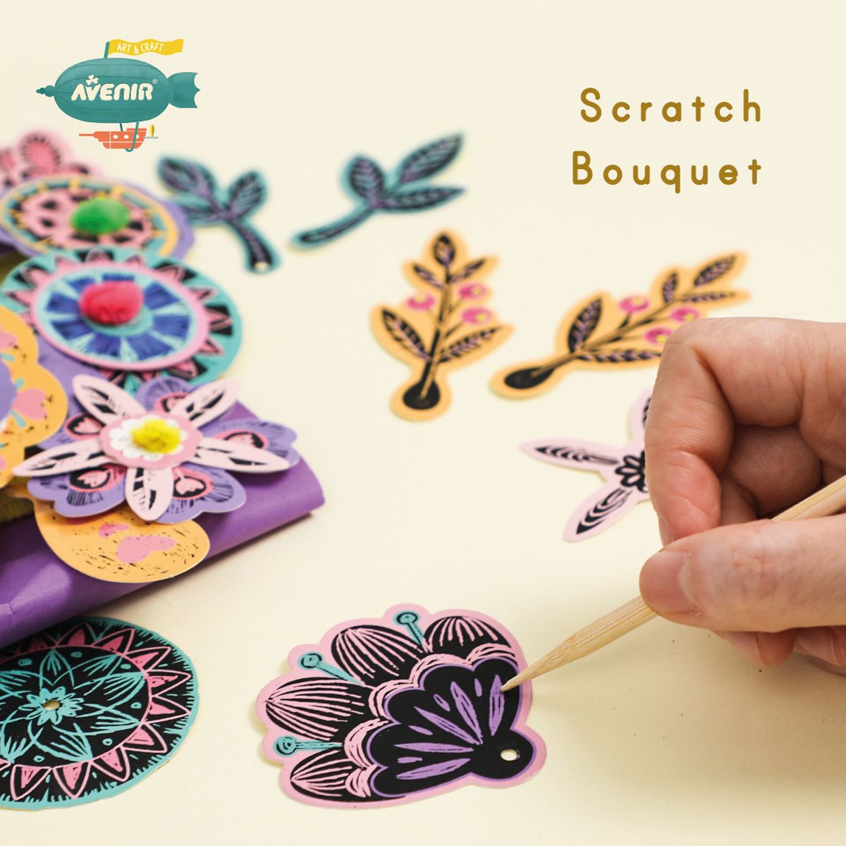 Scratch Flower Bouquet