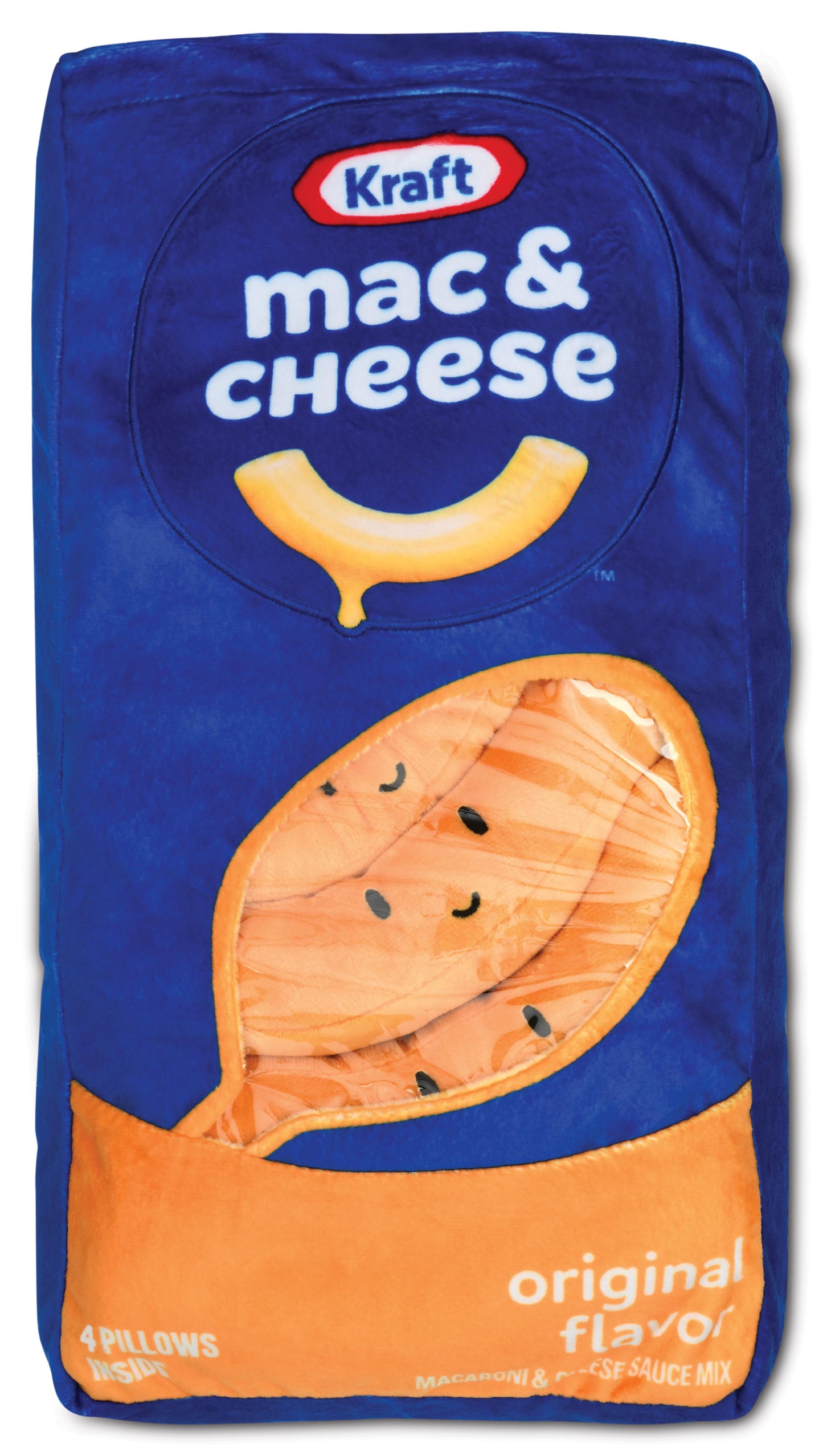 Kraft Mac and Cheese Packaging Plush
