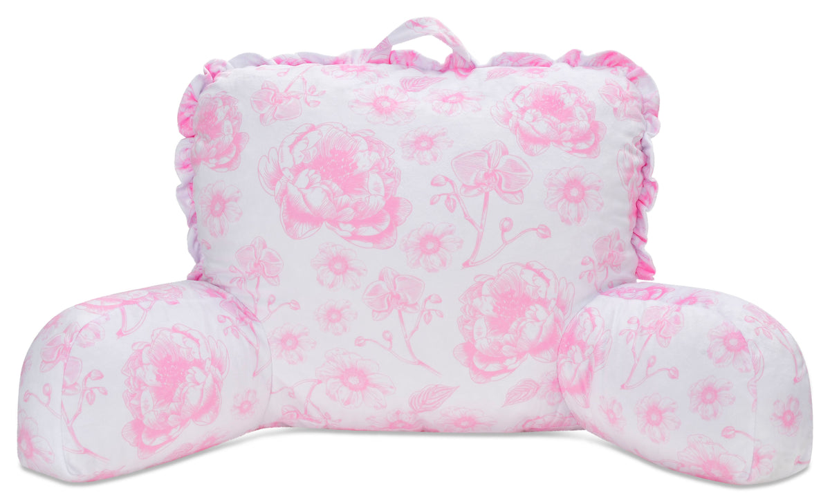 Pretty Pink Toile Lounge Pillow