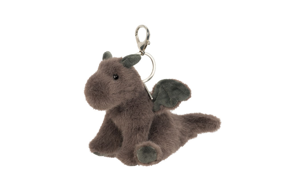Grey Dragon Bag Charm