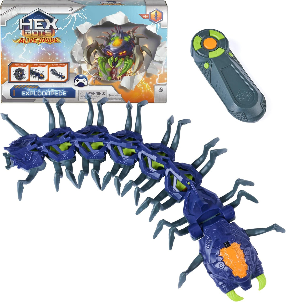 Hex BOTS Exploding Centipede RC