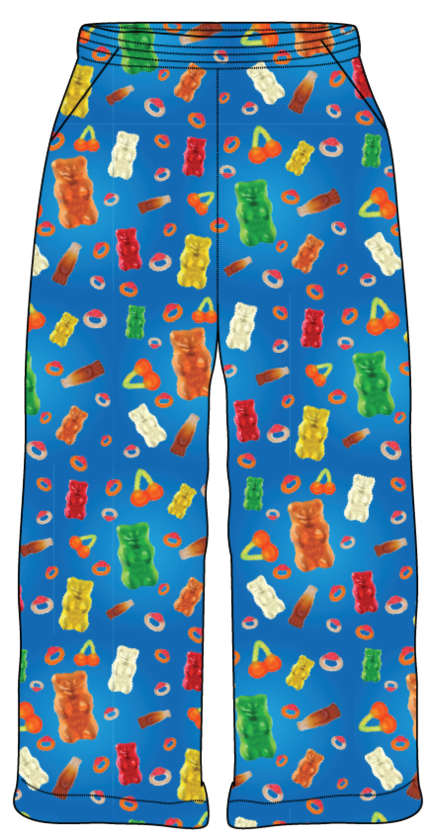 Haribo Toss Print Plush Pants
