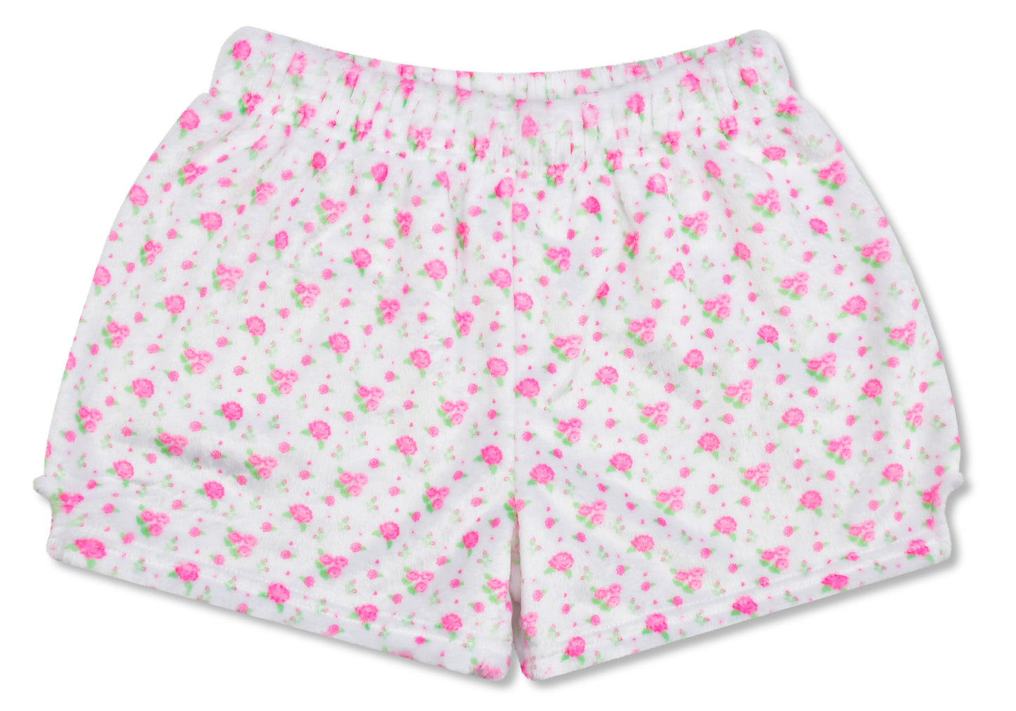 Pretty in White Plush Shorts