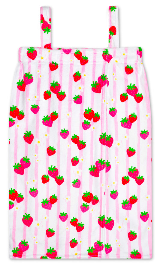Strawberry Stripes Spa Wrap