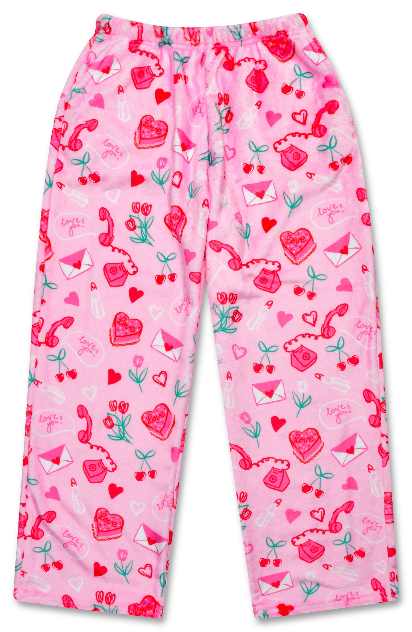 Love Doodles Plush Pants