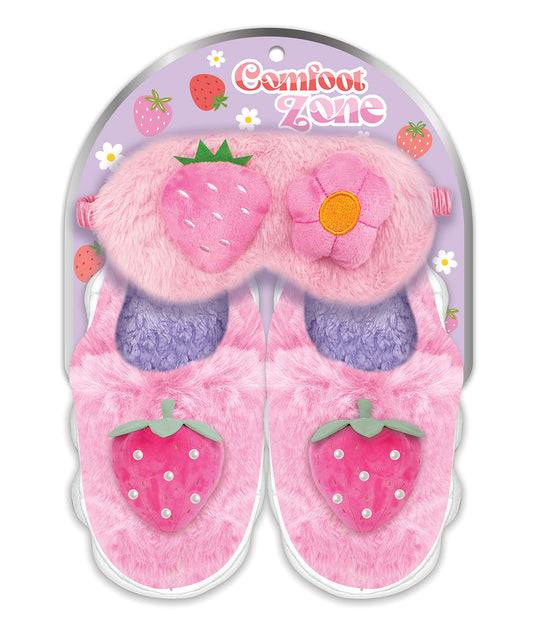 Strawberry Fluffy Cloud Slippers