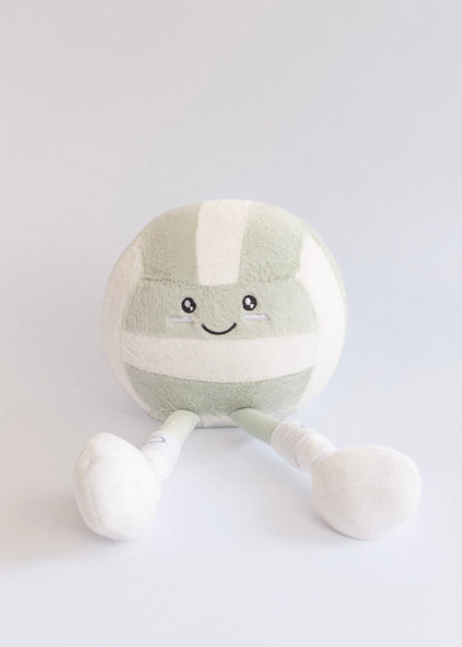 Grey & White Volleyball Plushie "Bumpi"