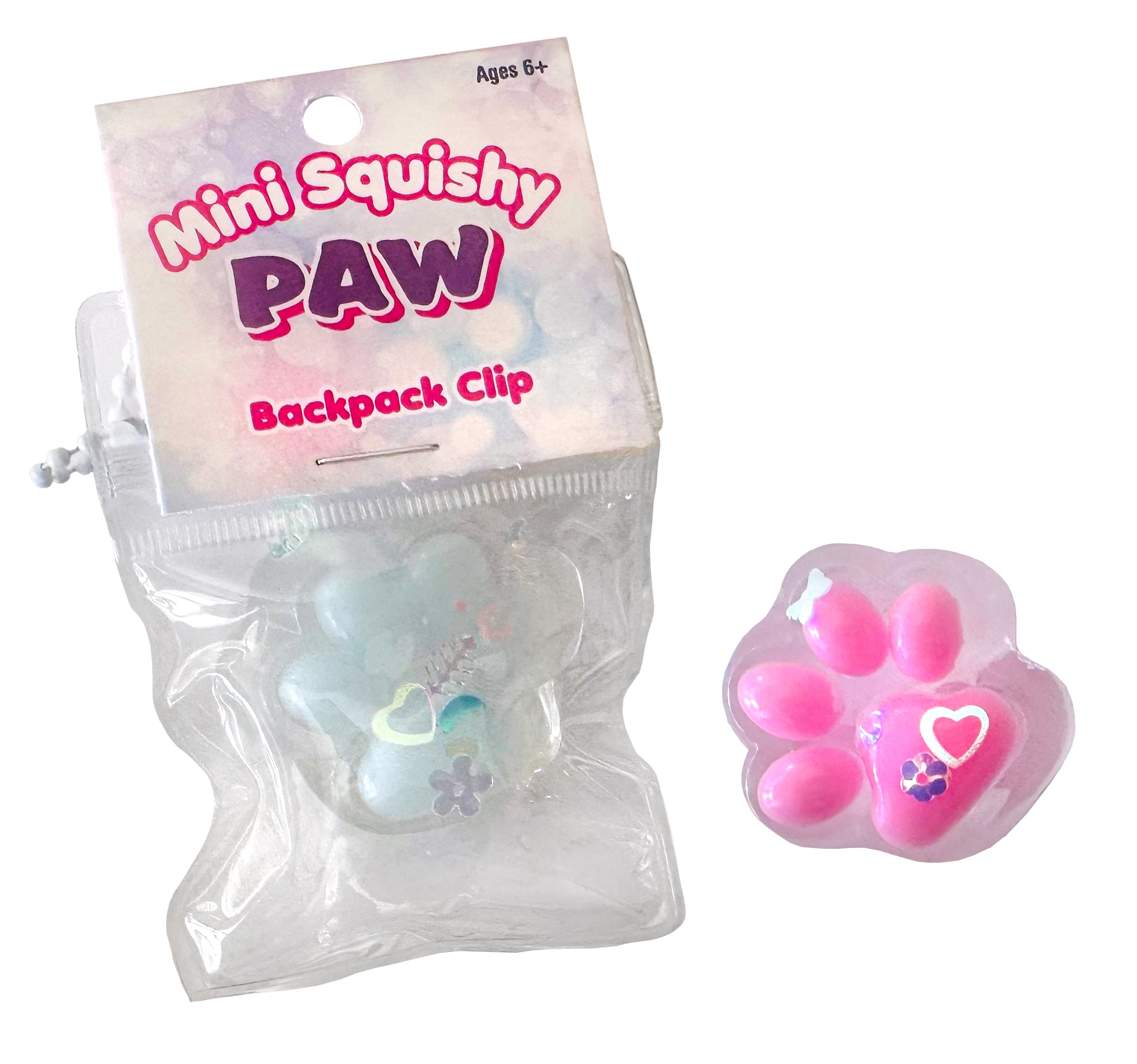 ZABA Mini Squishy Paw – Learning Express Toys & Gifts / Neon Elephant