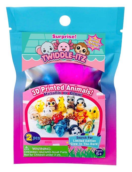 Twiddle-Itz 2pc Surprise 3D Animals