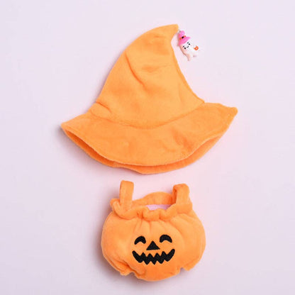 Labubu Clothes Witch Pat with Pumpkin