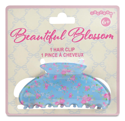 Beautiful Blossom Blue Hair Clip