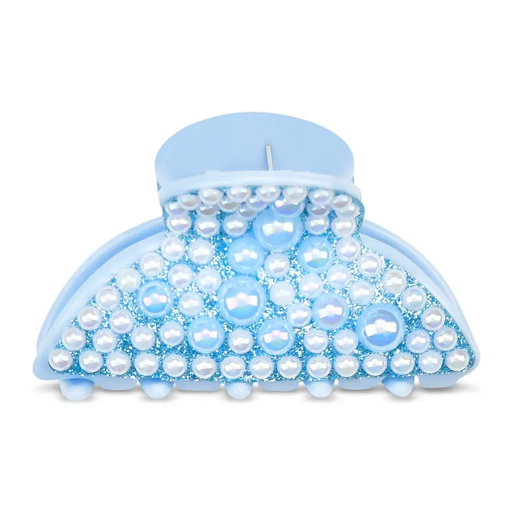 Blue Pearl Hair Clip