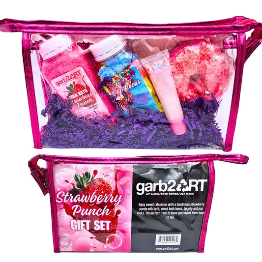 Garb Gift Set | Strawberry Bath Bomb