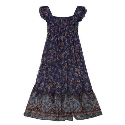 Tween Smocked Border Maxi