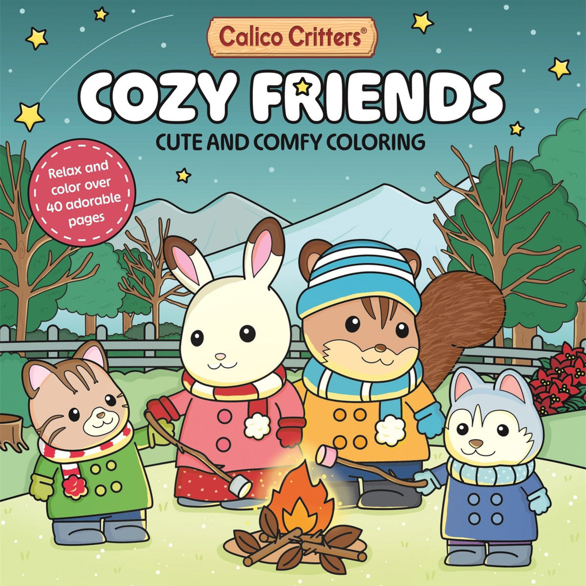 Calico Critters Cozy Friends Coloring