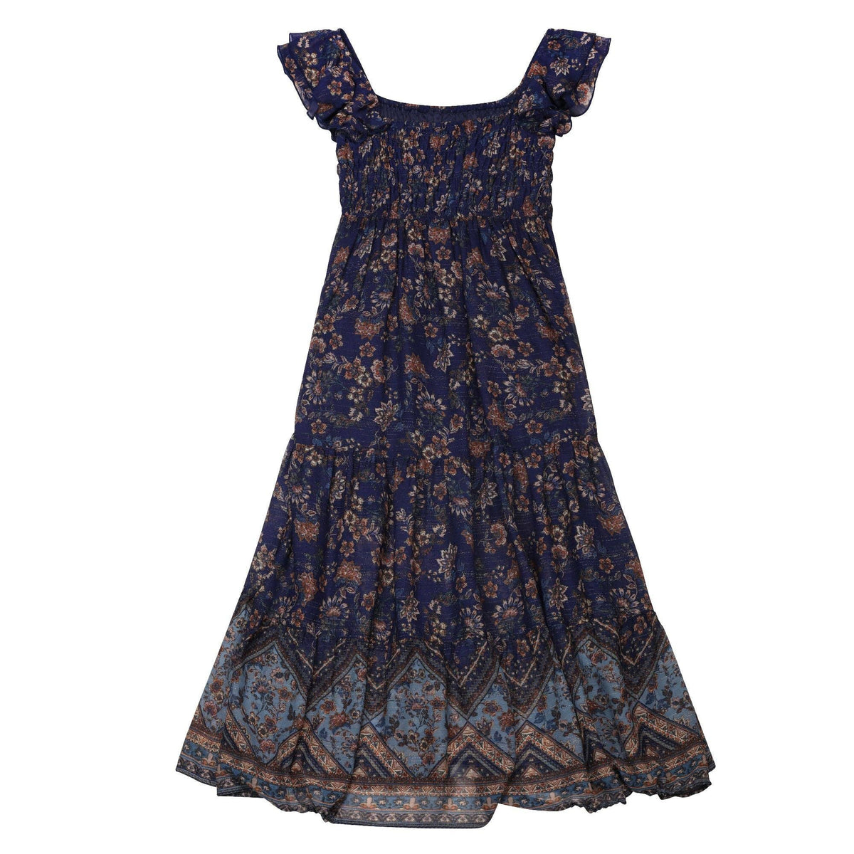 Tween Smocked Border Maxi