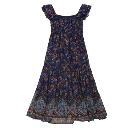 Tween Smocked Border Maxi