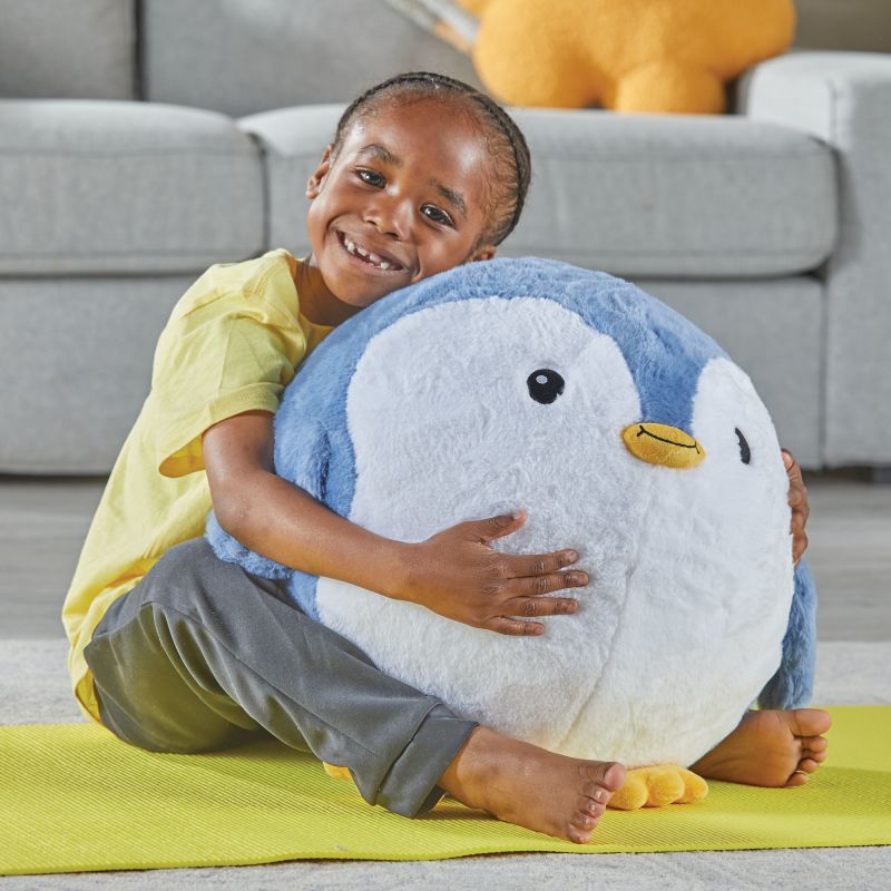 BubblePlush Yoga Ball Buddy Penguin