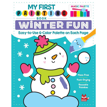 My First Painting Book: Winter Fun - Includes Paintbrush