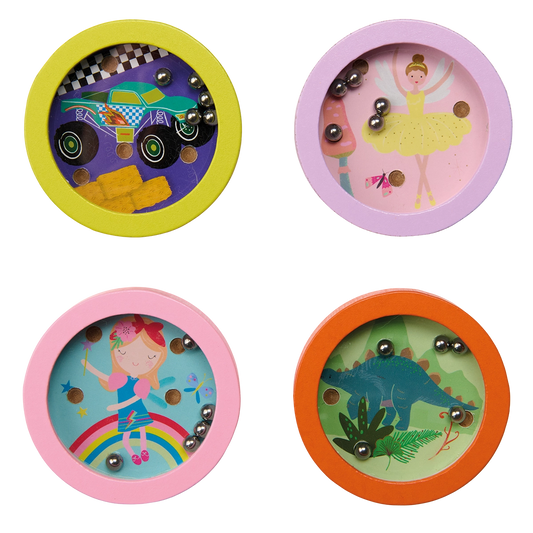 Classic Wooden Tilt Puzzle - Rainbow Fairy/Enchanted/Cars/Dinosaur
