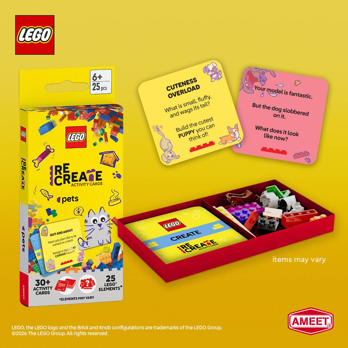 LEGO ReCreate Activity Cards - Pets