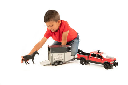 Ram 2500 Power Pick up w Horse Trailer & Horse