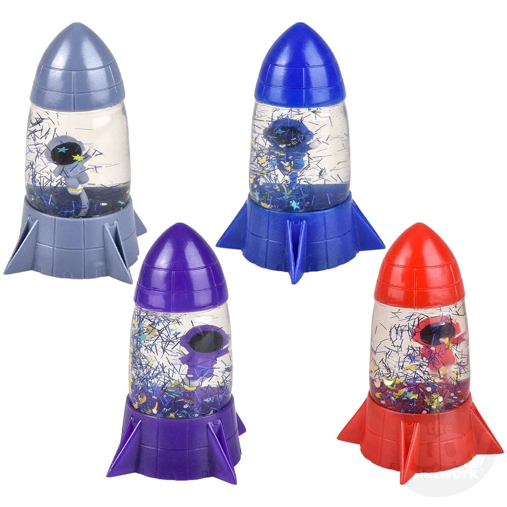 4" Squeeze Rocket With Astronaut