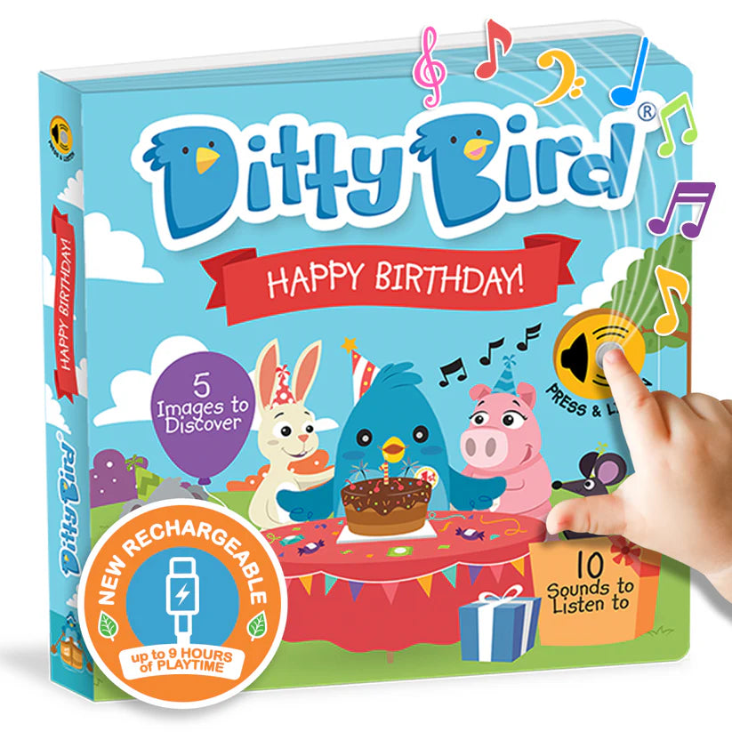 Ditty Bird Happy Birthday - USB-C Rechargeable