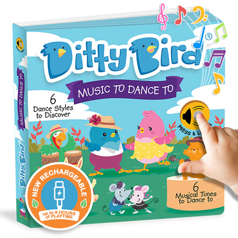 Ditty Bird Music to Dance to - USB-C Rechargeable