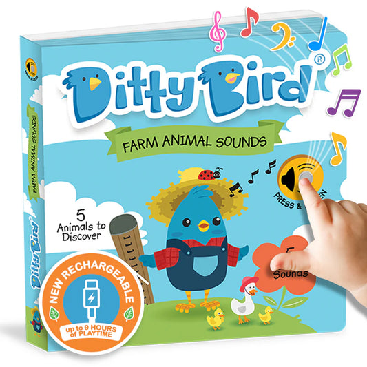 Ditty Bird Farm Animal Sounds - USB-C Rechargeable