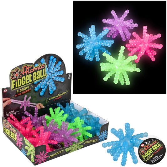 3.5" Glow In Dark Atomic Ball
