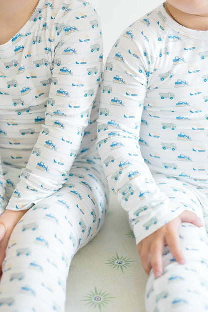 Construction Zone Sleep Romper