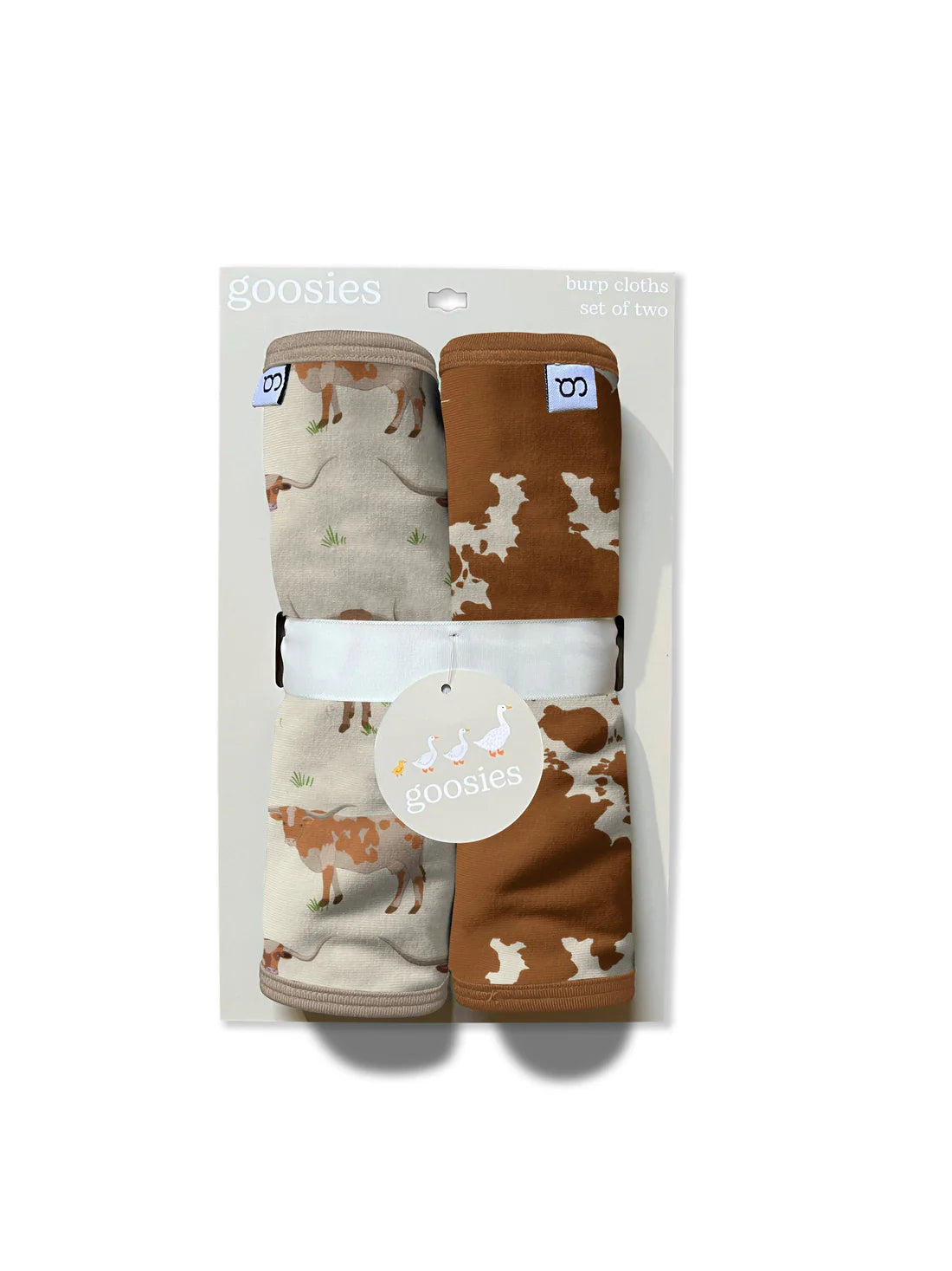 Burp Cloth Set - Longhorns